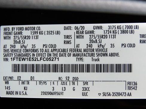 Used 2020 Ford F150 King Ranch w/ Equipment Group 601A Luxury image 65