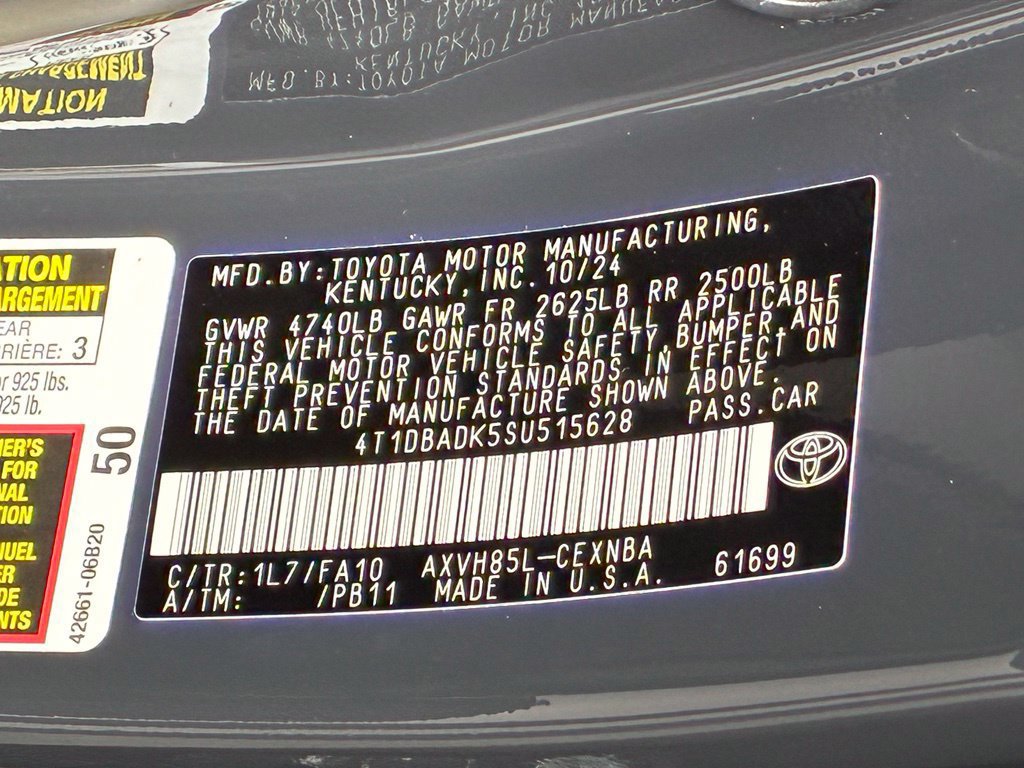 Used 2025 Toyota Camry LE w/ Convenience Package AWD/4WD image 33