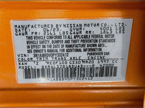 Used 2023 Nissan Sentra SR w/ SR Premium Package image 49