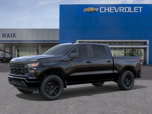 New 2026 Chevrolet Silverado 1500 Custom w/ LPO, Dark Essentials Package RWD image 2