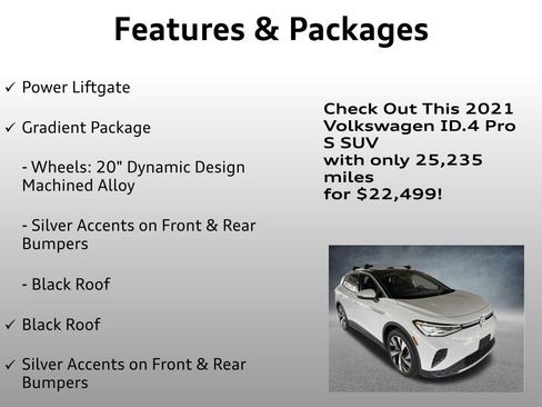 Used 2021 Volkswagen ID.4 Pro S RWD image 8