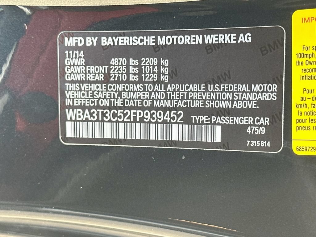 Used 2015 BMW 435i Convertible RWD image 33