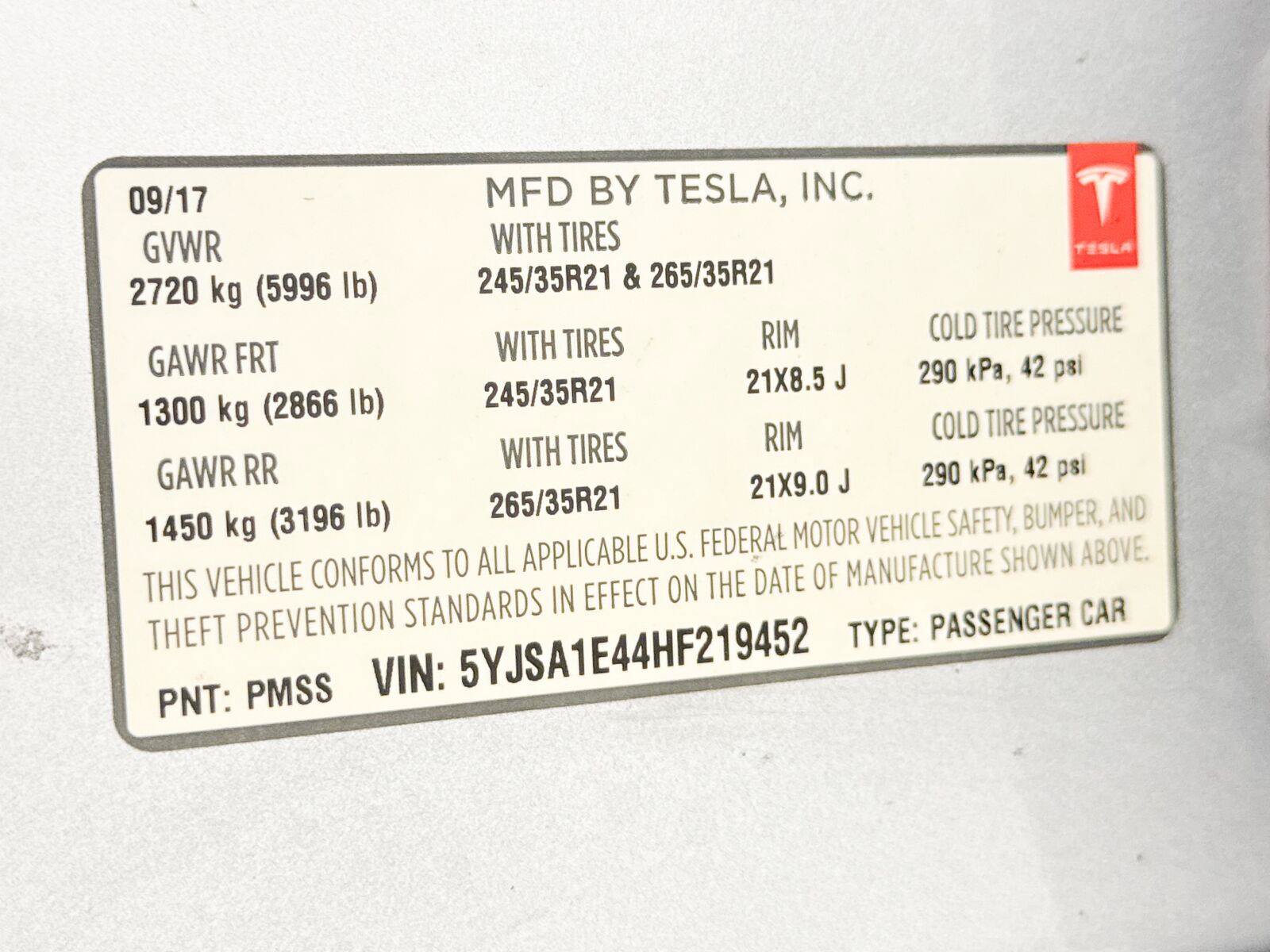 Used 2017 Tesla Model S 100D AWD/4WD image 42