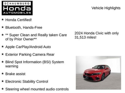 Used 2024 Honda Civic EX image 14