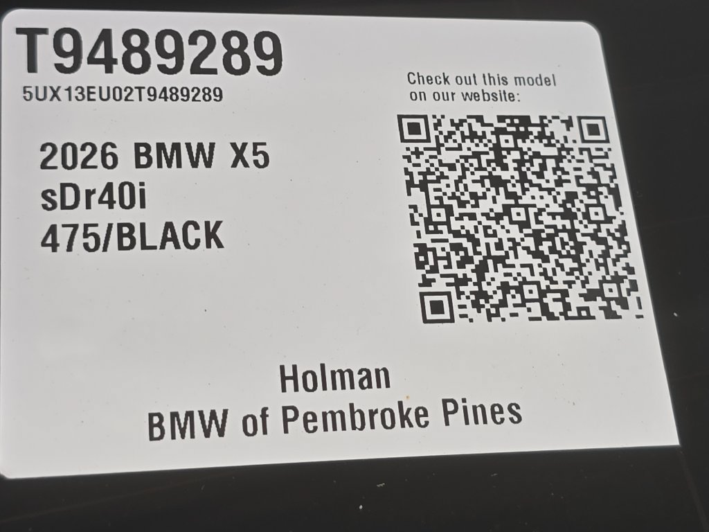 Used 2026 BMW X5 sDrive40i w/ Premium Package RWD image 31