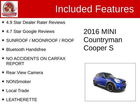 Used 2016 MINI Cooper Countryman S AWD/4WD image 4