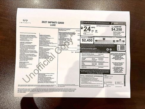 New 2027 INFINITI QX60 Luxe FWD image 41