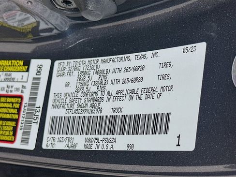 Used 2023 Toyota Tundra SR5 AWD/4WD image 32