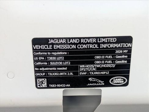 Certified 2026 Land Rover Range Rover Velar S AWD/4WD image 25