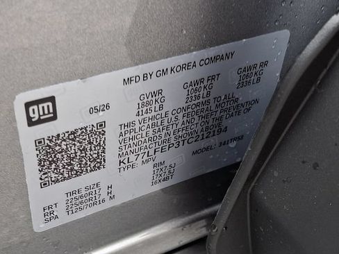New 2026 Chevrolet Trax LS w/ LS Convenience Package FWD image 15