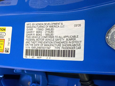 New 2026 Honda Civic Sport image 19