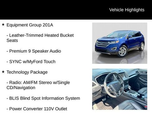 Used 2015 Ford Edge SEL w/ Equipment Group 201A AWD/4WD image 5