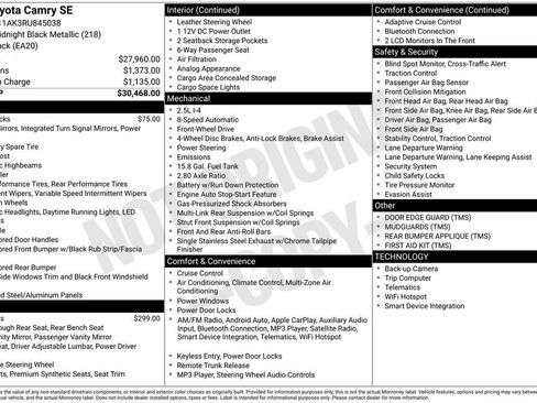Used 2024 Toyota Camry SE image 36