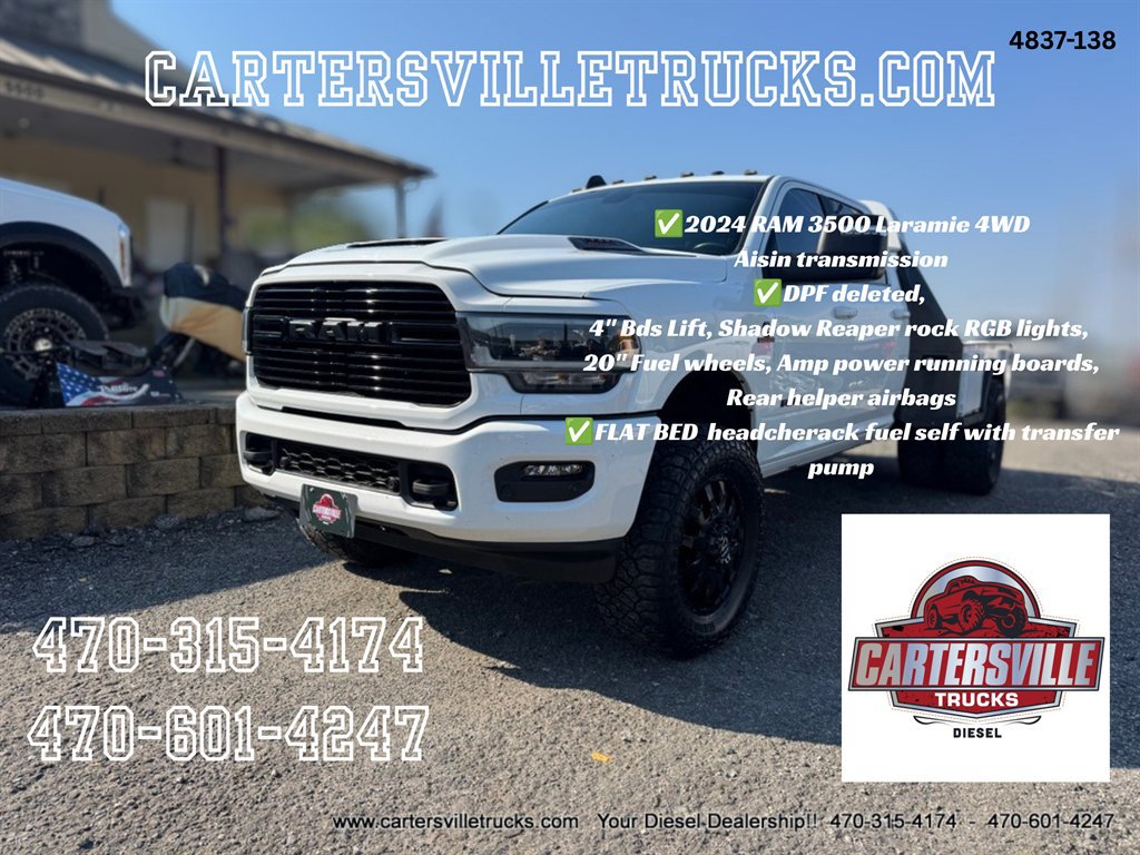 Used 2024 RAM 3500 Laramie w/ Night Edition AWD/4WD image 1