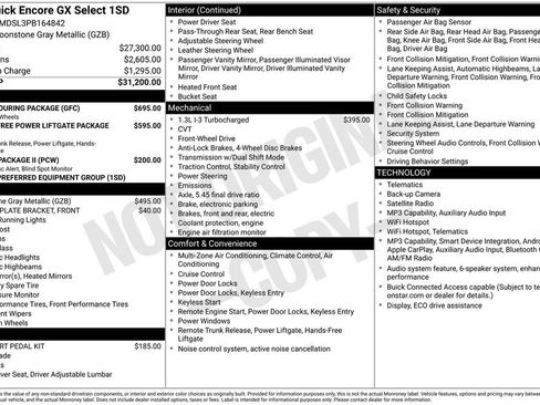 Certified 2023 Buick Encore GX Select w/ Sport Touring Package FWD image 7