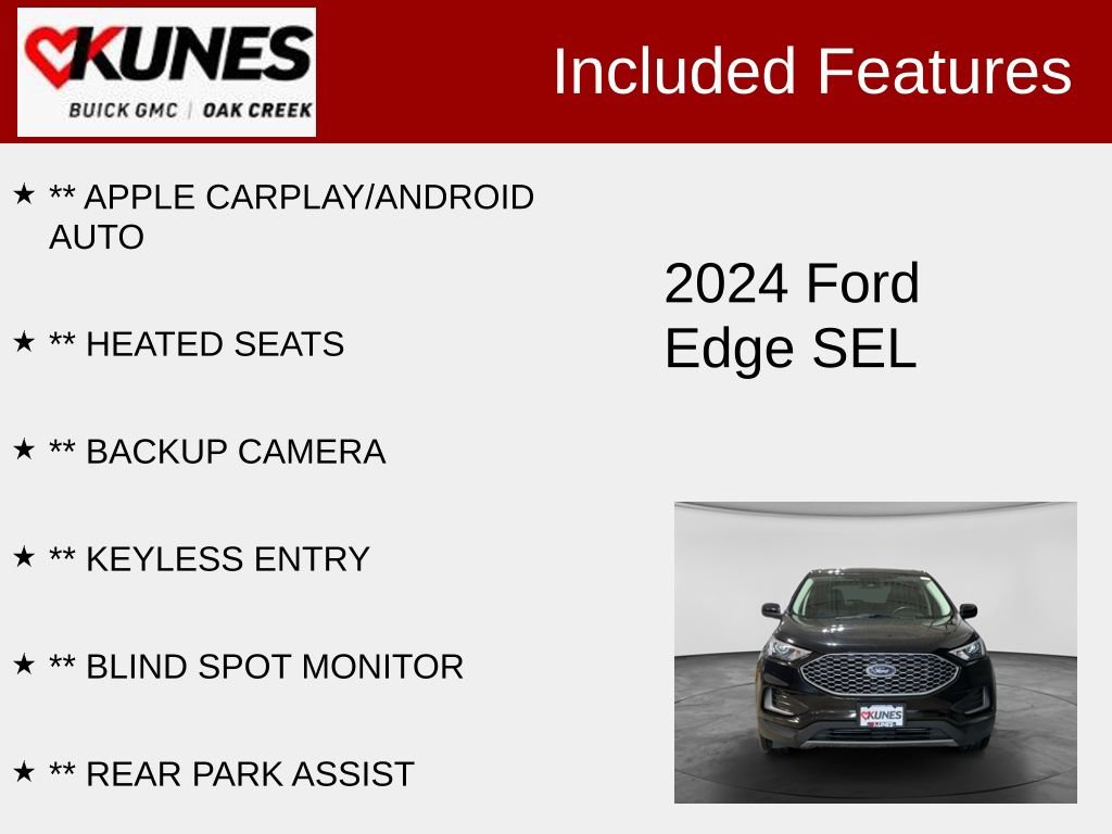 Used 2024 Ford Edge SEL AWD/4WD image 2