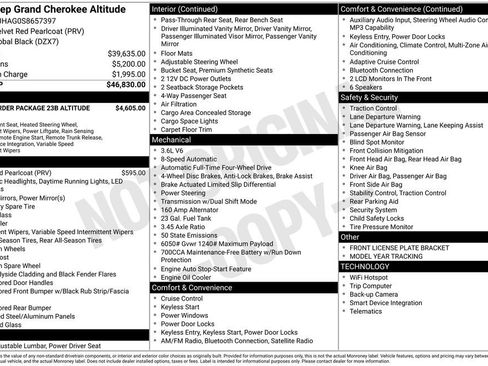 Used 2025 Jeep Grand Cherokee Altitude AWD/4WD image 5
