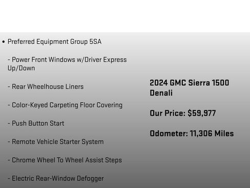 Used 2024 GMC Sierra 1500 Denali w/ Technology Package AWD/4WD image 12