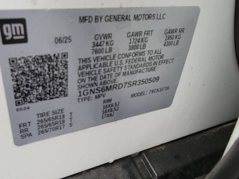 Used 2025 Chevrolet Tahoe LS w/ Max Trailering Package AWD/4WD image 34