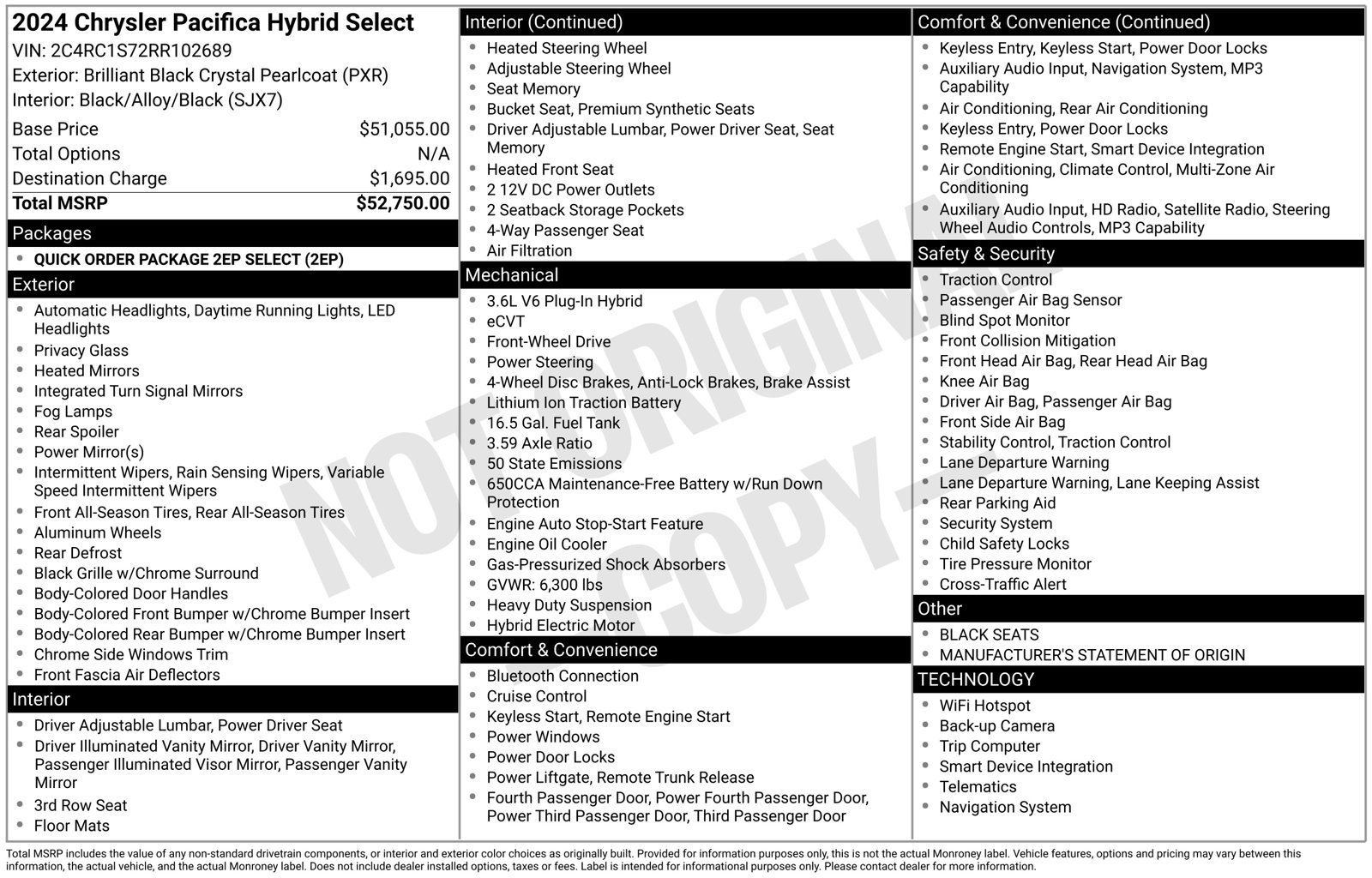Used 2024 Chrysler Pacifica Limited FWD image 39