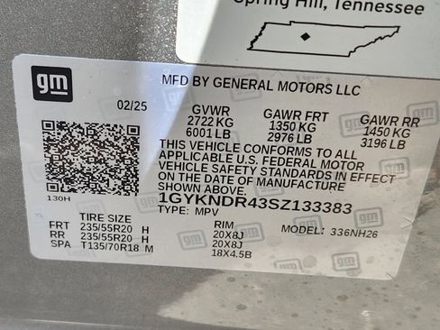 New 2025 Cadillac XT5 Premium Luxury w/ LPO, ONYX Package image 21