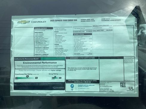 New 2025 Chevrolet Express 2500 Work Van image 10