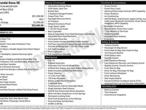 Used 2019 Hyundai Kona SE image 4