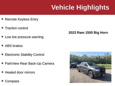 Used 2023 RAM 1500 Big Horn AWD/4WD image 10