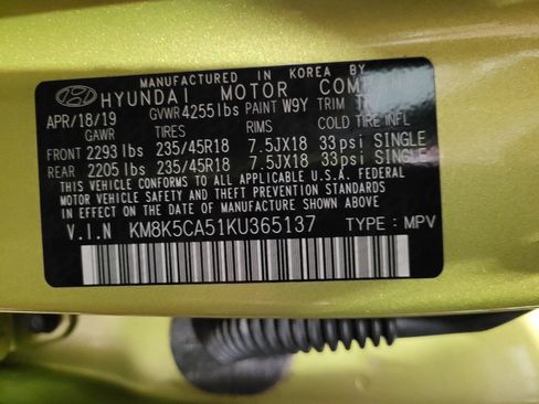 Used 2019 Hyundai Kona Ultimate image 33