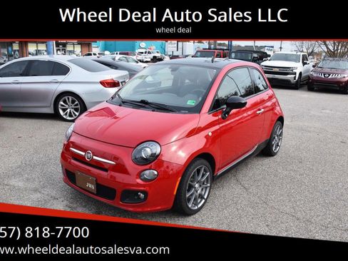 Used 2017 FIAT 500 Pop w/ Sport Black Trim Package image 1