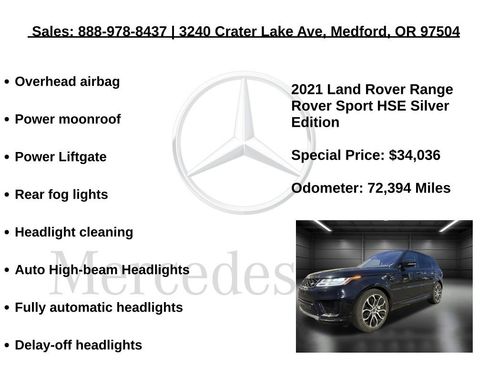 Used 2021 Land Rover Range Rover Sport HSE Silver Edition image 10