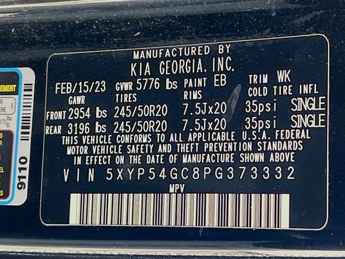 Used 2023 Kia Telluride SX FWD image 11