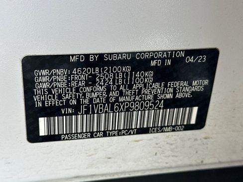 Used 2023 Subaru WRX Limited AWD/4WD image 41