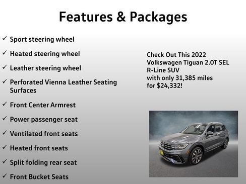 Used 2022 Volkswagen Tiguan SEL R-Line AWD/4WD image 17