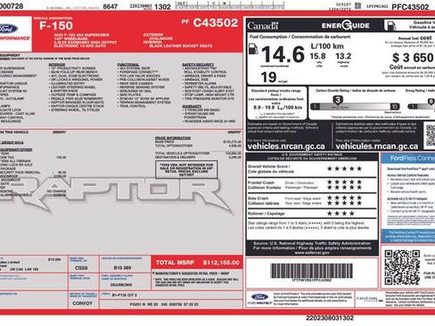 Used 2023 Ford F150 Raptor AWD/4WD image 5