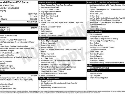 Used 2017 Hyundai Elantra ECO w/ Cargo Package image 5