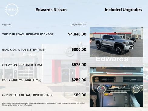 Used 2025 Toyota Tacoma TRD Off-Road w/ TRD Off Road Upgrade Package AWD/4WD image 7
