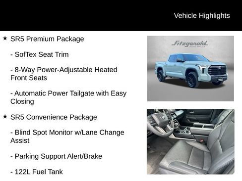 Used 2025 Toyota Tundra SR5 w/ SR5 Premium Package AWD/4WD image 9