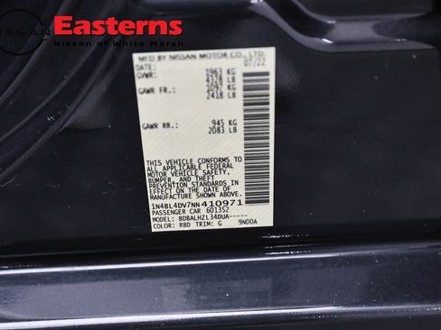 Used 2022 Nissan Altima 2.5 SV FWD image 34