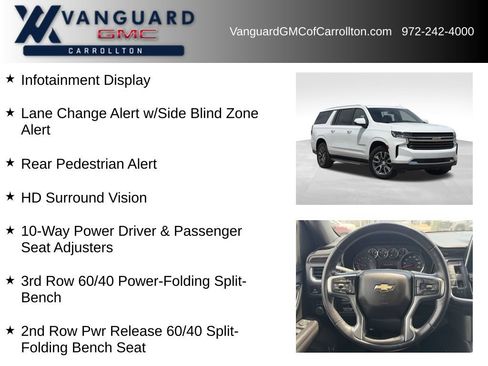 Used 2021 Chevrolet Suburban LT w/ LT Signature Package AWD/4WD image 30