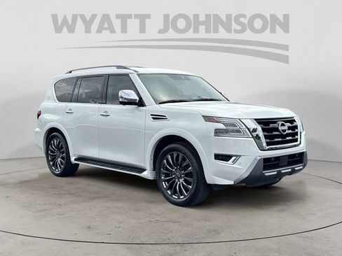 Used 2024 Nissan Armada Platinum w/ Captain's Chairs Package AWD/4WD image 7