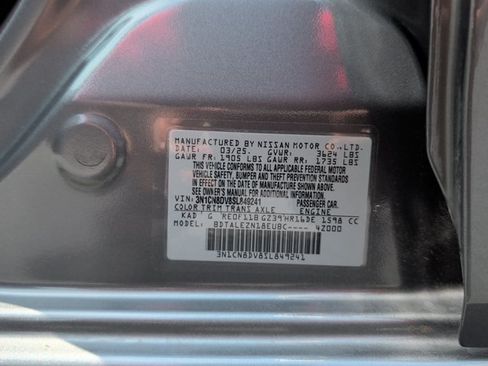 Used 2025 Nissan Versa S w/ S Plus Package FWD image 26