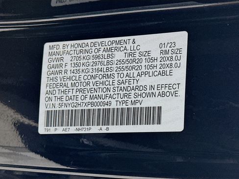 Used 2023 Honda Pilot Touring image 12