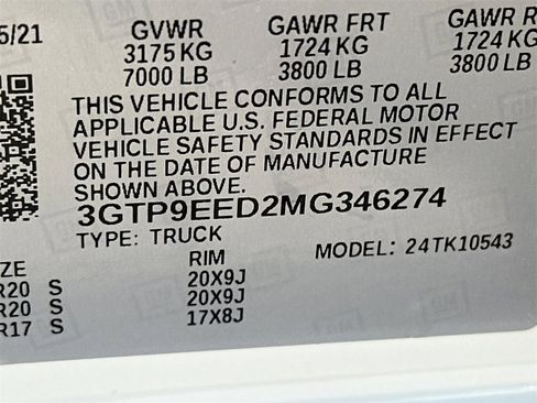 Used 2021 GMC Sierra 1500 AT4 w/ AT4 Value Package image 34