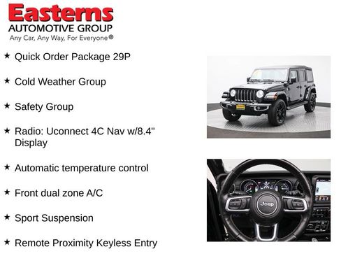 Used 2021 Jeep Wrangler Unlimited Sahara w/ Cold Weather Group AWD/4WD image 11