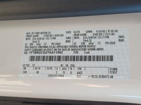 New 2026 Ford Transit 250 148 Medium Roof Extended AWD image 12