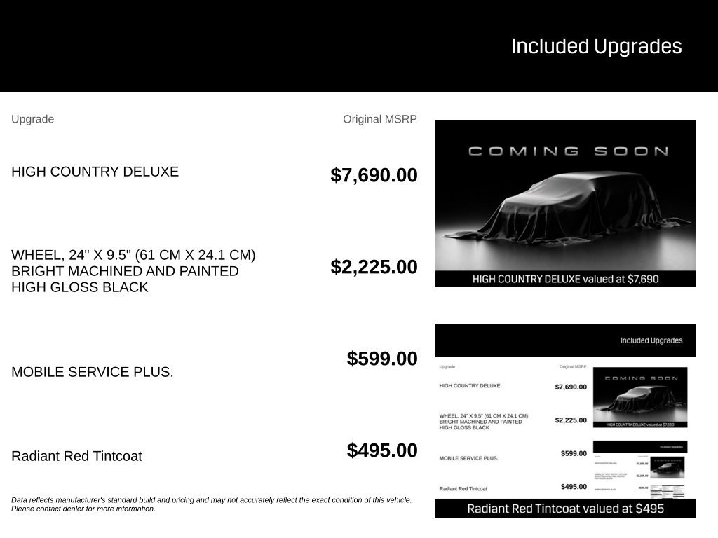 New 2026 Chevrolet Tahoe High Country AWD/4WD image 5