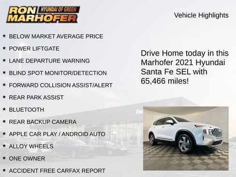 Used 2021 Hyundai Santa Fe SEL w/ Convenience Package FWD image 15