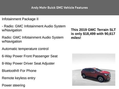 Used 2019 GMC Terrain SLT w/ Preferred Package FWD image 8