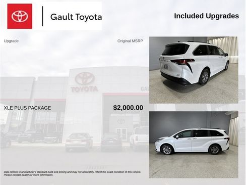 Certified 2023 Toyota Sienna XLE w/ XLE Plus Package AWD/4WD image 4